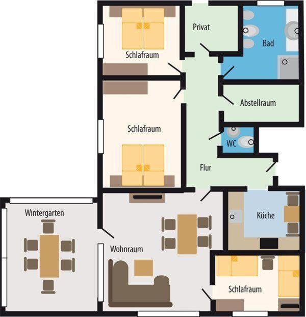 בוסום Haus Lily Nr.02 Bis Zu 6 Personen Davon Max. 2 Kinder מראה חיצוני תמונה